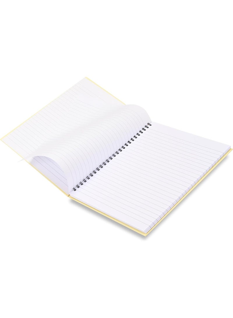 FIS Notebook 9x7" (230x184mm), Hard Cover, Double Loop Spiral Binding, 80 Sheets, White Paper, Single Ruled, Pack of 5 Assorted Pastel Colors, Ideal for School Essentials - FSNBS9X7PASST80 - Image 5